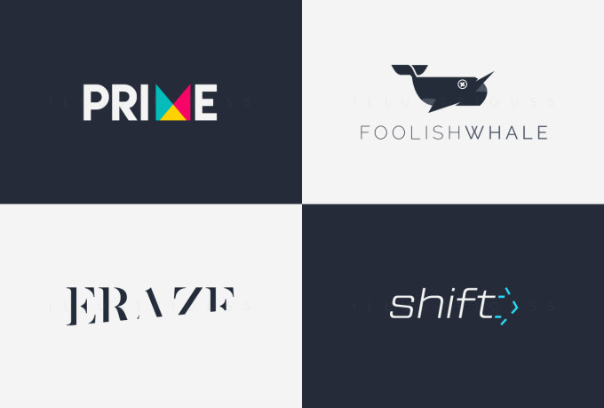 I will do 2 minimal logo design