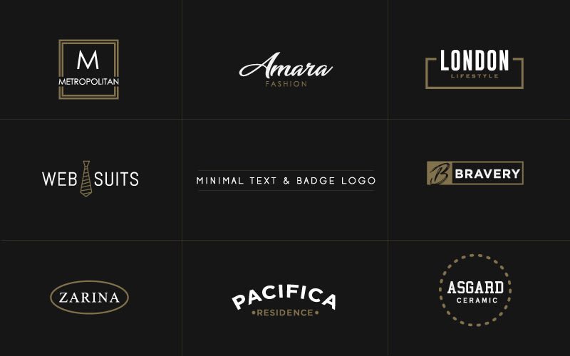 I will design 2 modern minimalist logo