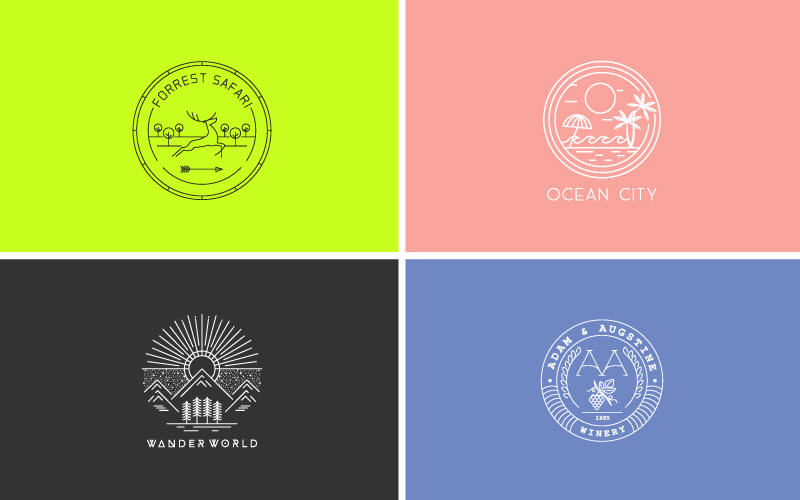 I will design creative lineart minimalist logo 