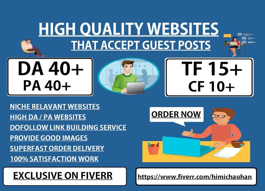 I will do guest posts on HQ blog da46
