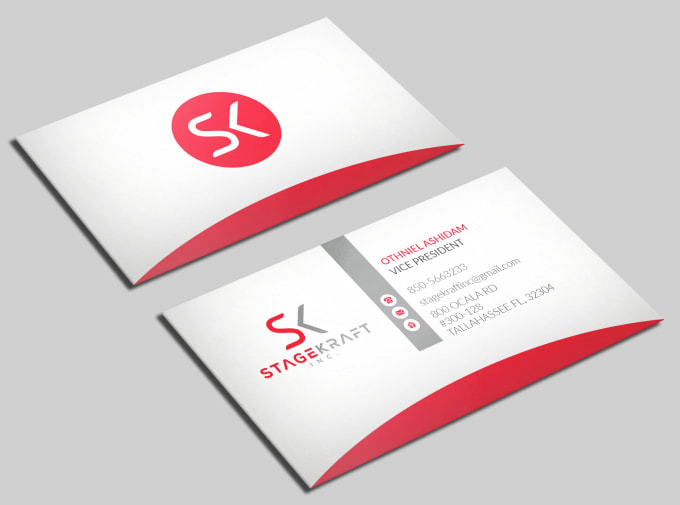 I will do a professional business card design