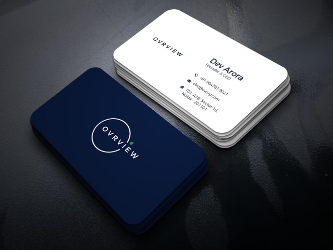 I will design a business card just for you