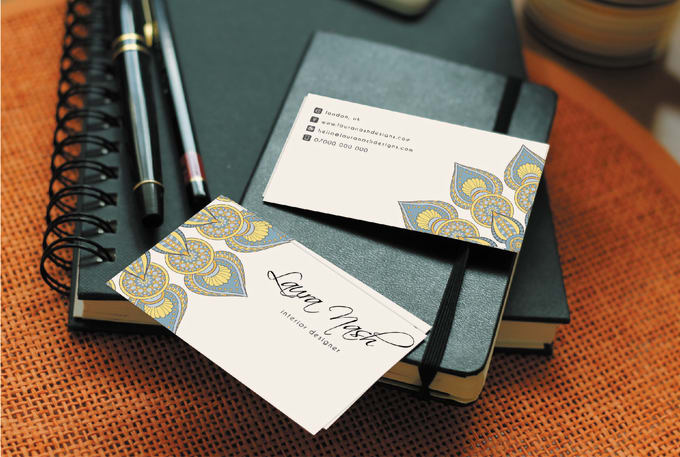 I will design a striking business card