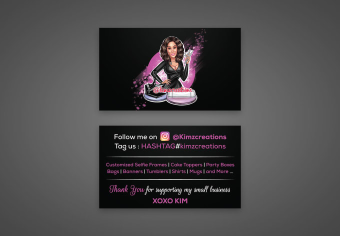 I will do business card design just for you