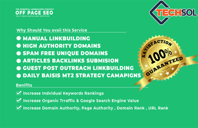 I will rank your website by dofollow white hat SEO backlinks, contextual link building