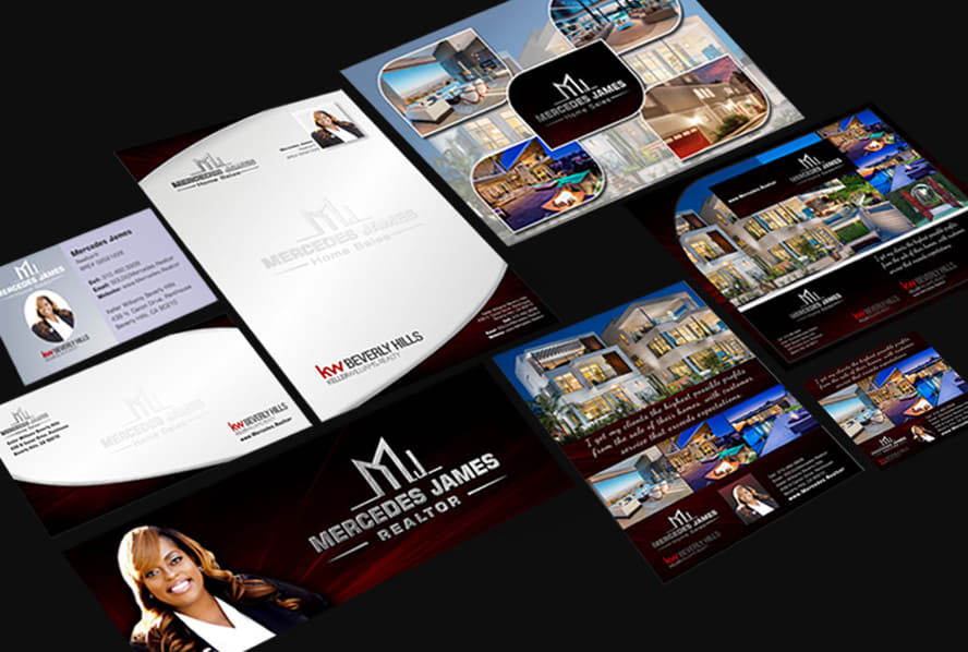 I will design logo, business cards, envelop, folder