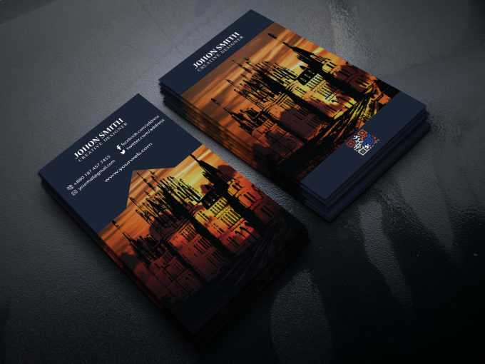 I will create unique 2 sided business card