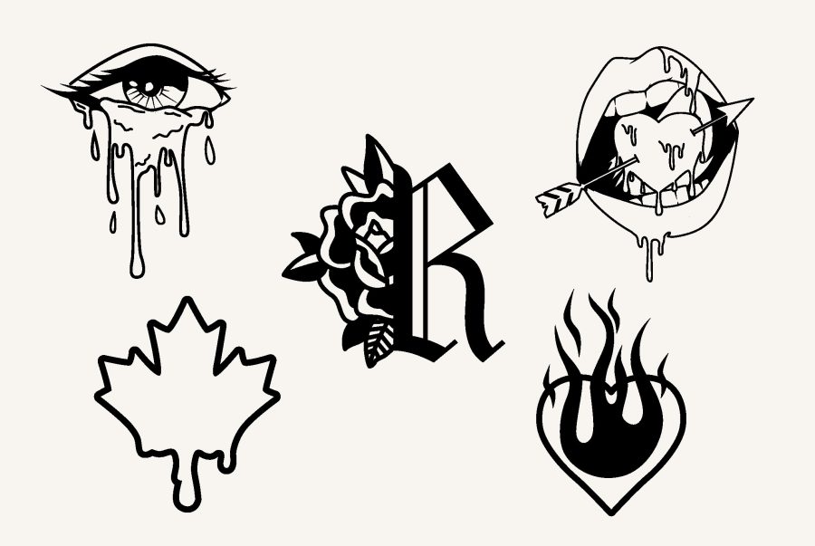 I will draw simple black and white illustration for you