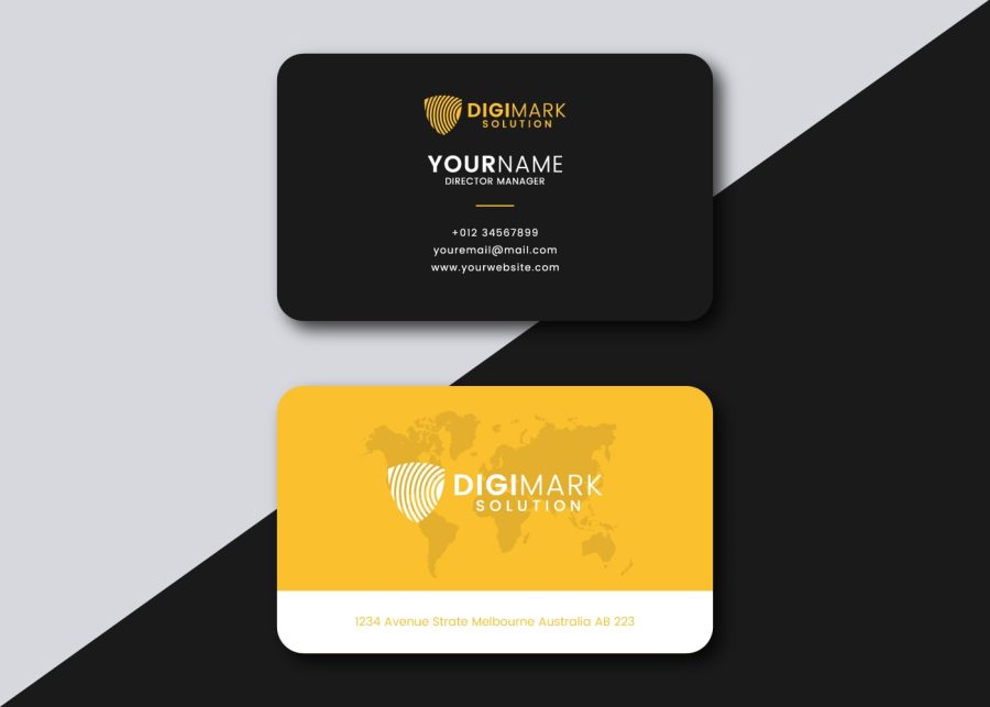 I will do minimalist business card design for you