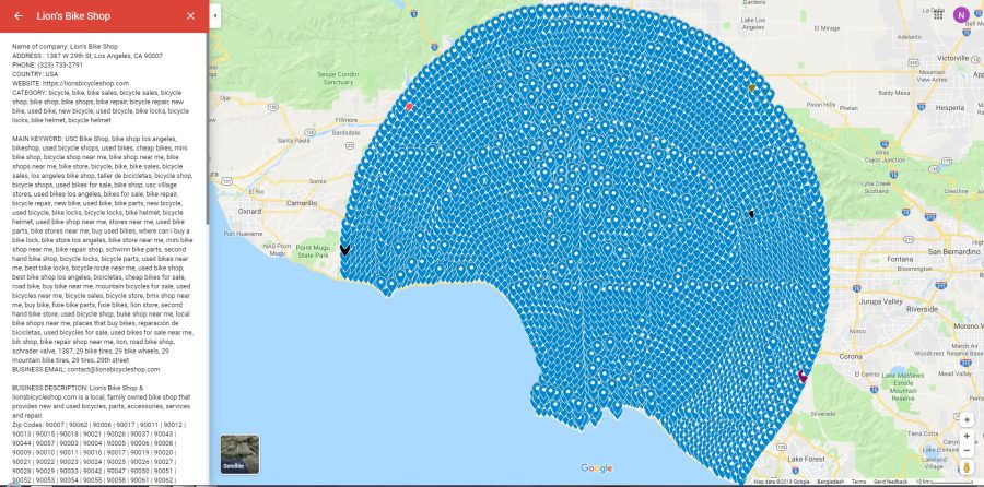 I will make 1000 google point map citation for local business