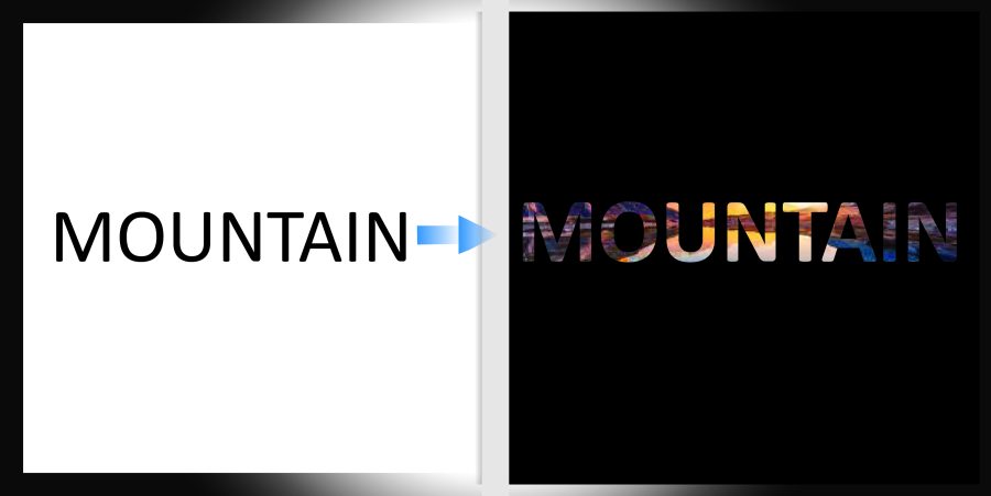 I will beautify any word or phrase with a beautiful clipping mask and awesome images!!!