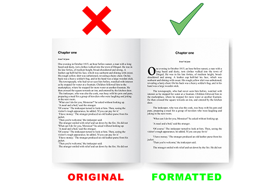 I will format book for publishing on kindle or paperback