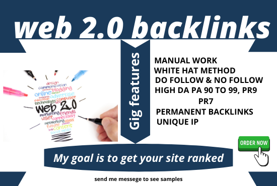 I will Create 50 Web 2.0 SEO Backlinks 