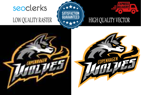 I will convert low quality raster image or logo to vector