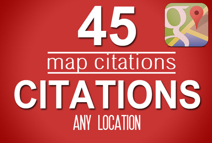 I will create 45, 250 map citations for google local page and website business listing