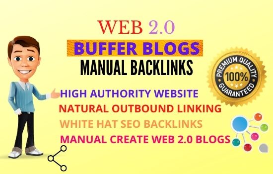 35 Web2.0 High Authority Permanent Contextual Backlinks unique link building