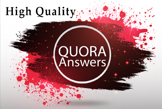Get 10 quora attractive answer to promote your site