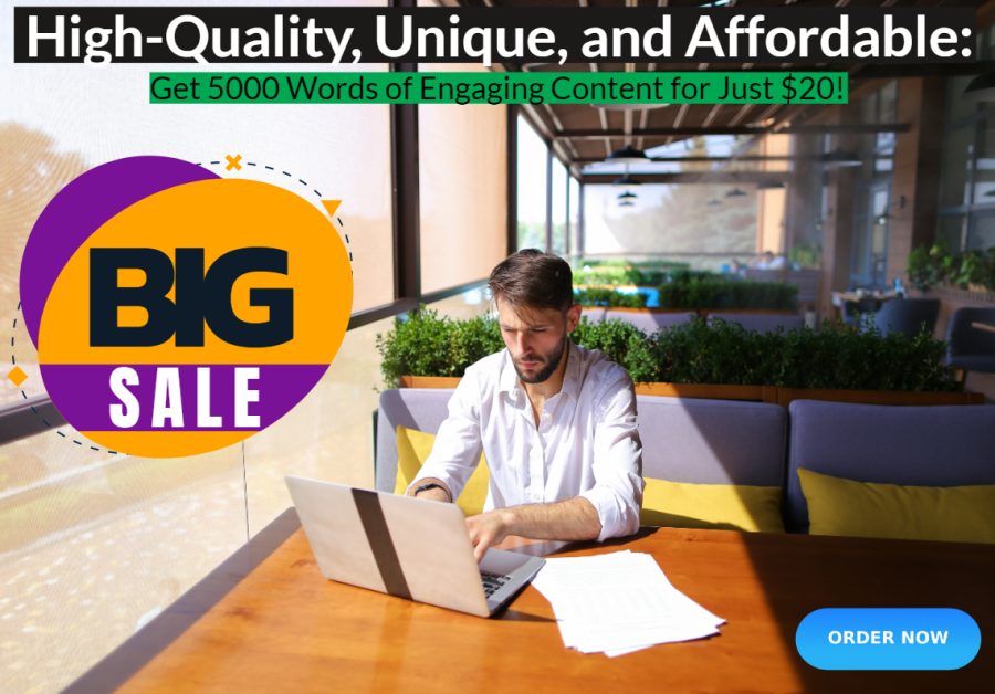 High-Quality, Unique, and Affordable: Get 5000 Words of Engaging Content