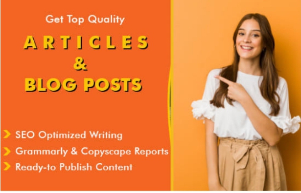 I will write 600+ SEO words unique and best quality articles for you .