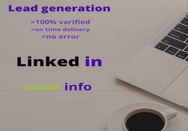 I will give you business leads, contract and verified email for marketing