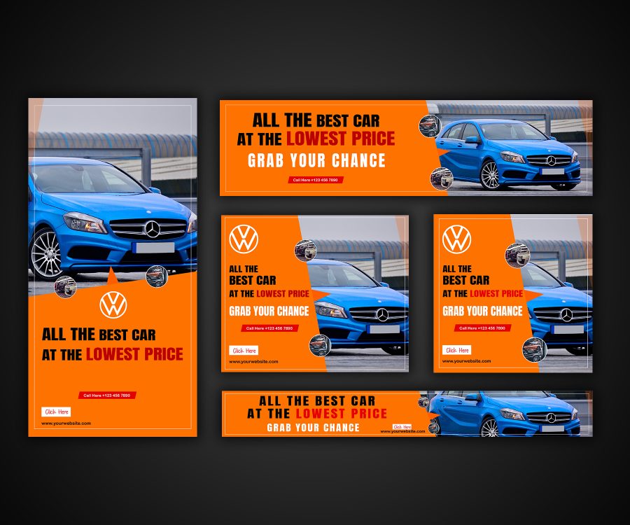 I will design attractive banner ads for google ads