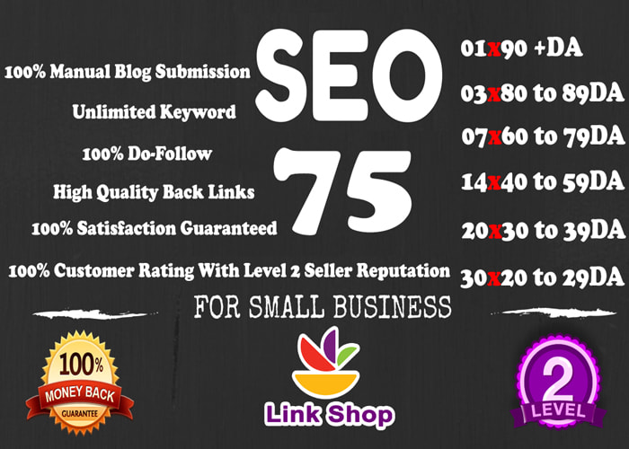 I will 75 unique dofollow backlinks da 20 to 90 plus 72h
