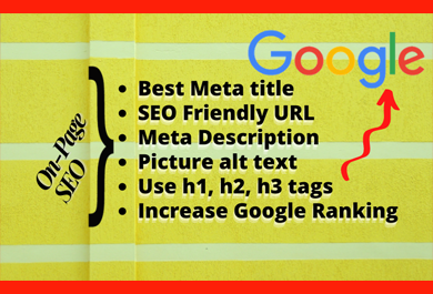 on page SEO that will boost your webpage Rankings