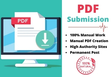 30 Manual PDF Submission Backlinks on Top Sharing Sites for Google Ranking