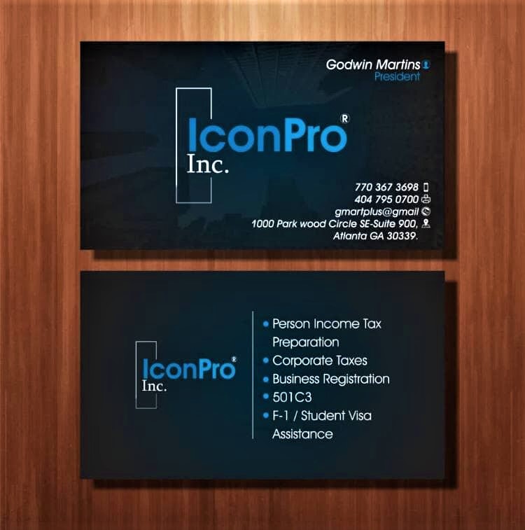 Create Your Business Card, complimentary card 