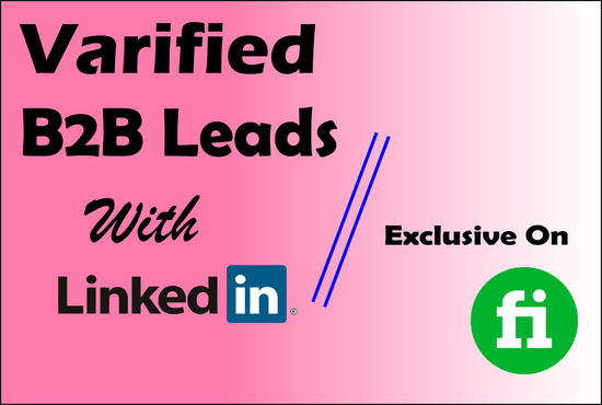 I will do b2b lead generation,Email list and Web research for your targeted business