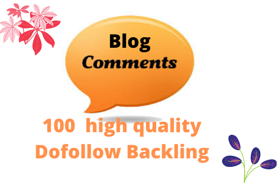 make 300 high quality backlinks using blog comments