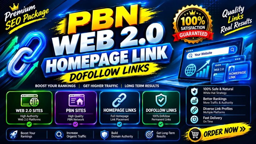 200 PBN Web 2.0 Homepage Backlinks for Higher Google Rankings
