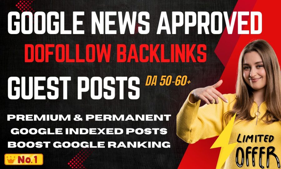 Premium 20 Guest Posts on High DA Dofollow Backlink 