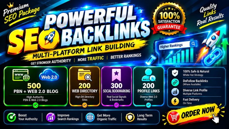 PBN 500 Web2.0 Blogs, 200 Directory, 300 Bookmarking, 200 Profile Links SEO Package