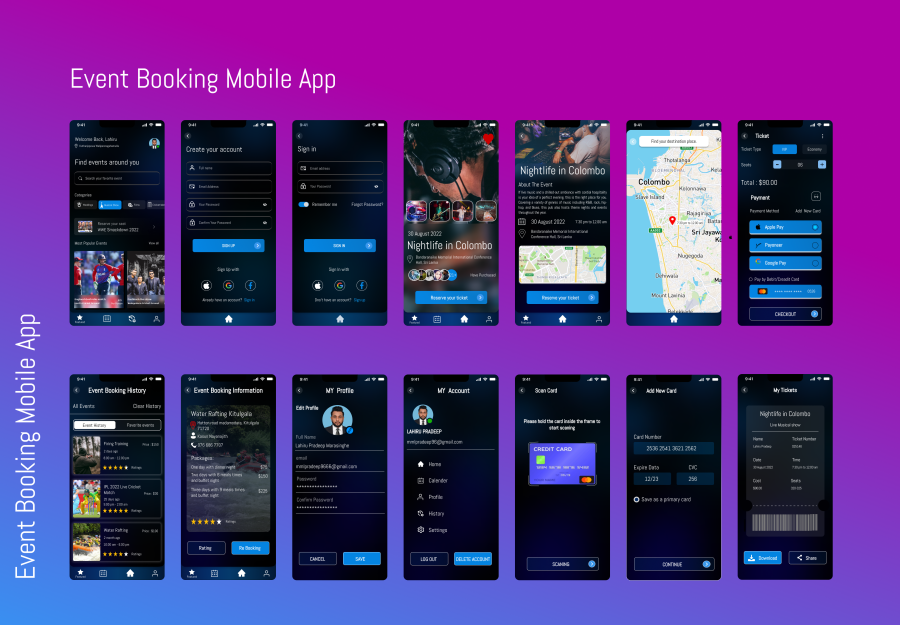 I will design mobile UI design, mobile app UI design, UI design