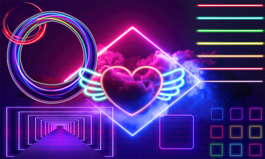 I will Design a custom realistic 3D neon light animated intro using your text, logo or images. 