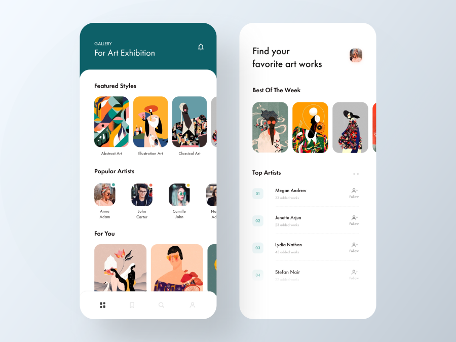 I will design mobile UI design, mobile app UI design, UI design