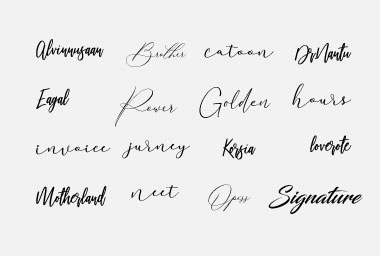 I will design handwriting, scripted, cursive, handwritten, typography, signature logo 