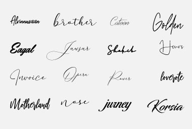 I will design handwriting, scripted, cursive, handwritten, typography, signature logo 