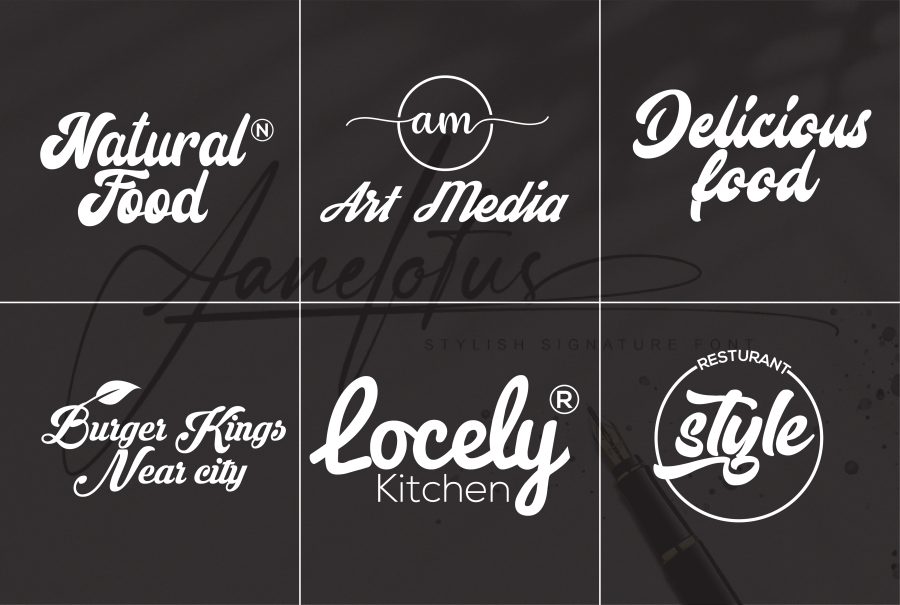 I will design signature, handwritten, Scripted, branding logo