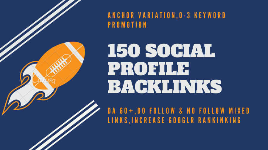 150 PR9 High Authority Social Profile Backlinks 