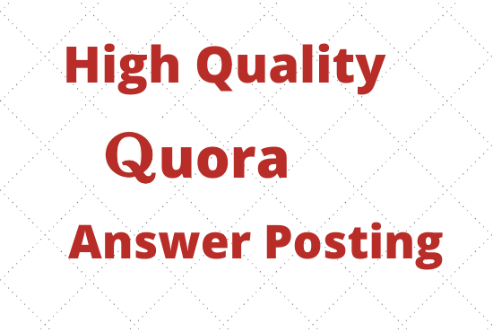 I will promote 10 Unique High Quality Quora Answer With Your Keyword & URL