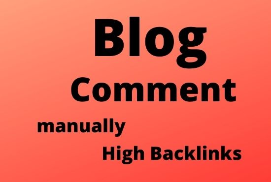 I will provide 50 Blog Comments Backlinks from high quality Blogs 