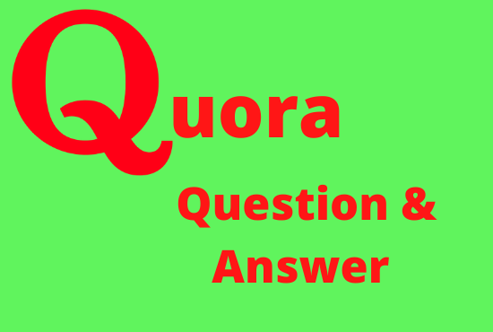 Promote Your Website 10 HQ Quora Answer With Your keyword & URL 