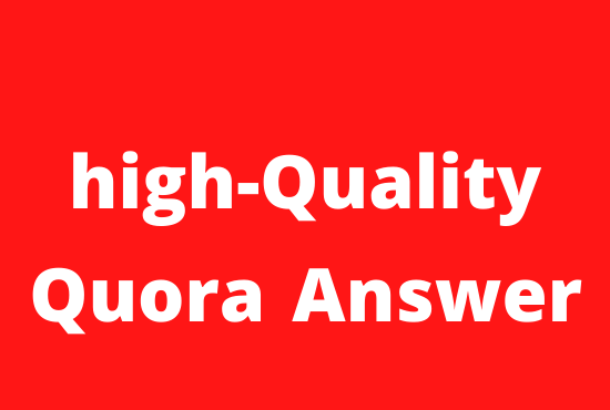 I will promote your website by 10 high quality quora answers with your keyword and url