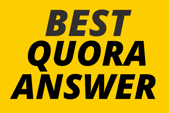 I will promote your website by 10 high quality quora answers with your keyword and url