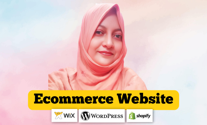 I will design responsive ecommerce website using WordPress WooCommerce, shopify, wix