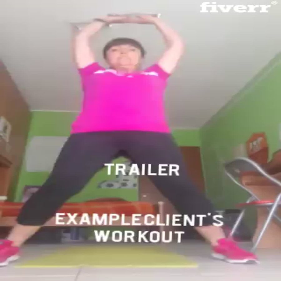 10 FITNESS SESSION at home (for people from 30 to 50 years old)