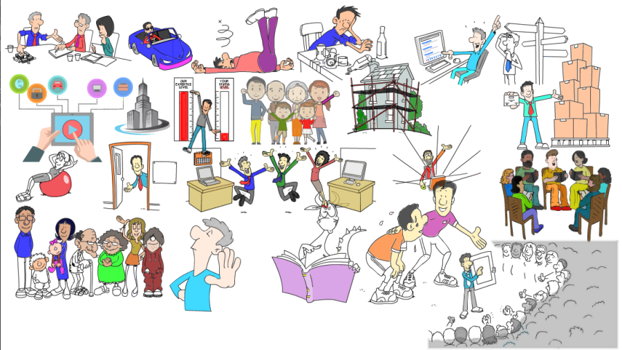 I will create an amazing whiteboard animation video