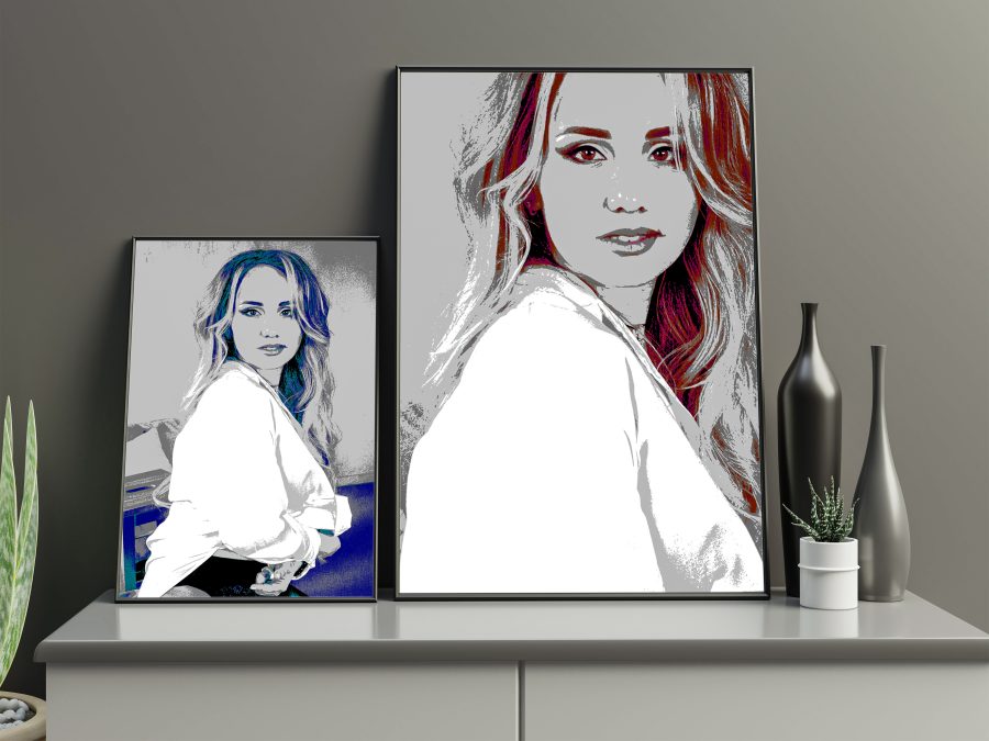 Pop Art Portrait from your Photo / Andy Warhol Style Portrait / Custom portrait, Portrait illustrati